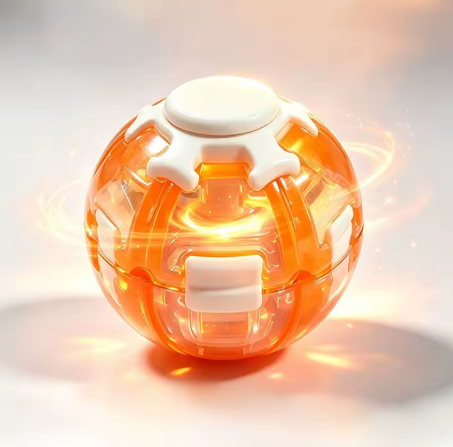 Bolas Antiestrés LED Mágicas de Presionar y Girar
