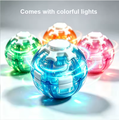 Bolas Antiestrés LED Mágicas de Presionar y Girar