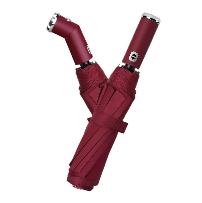 Paraguas Plegable Automático Uv Con Linterna