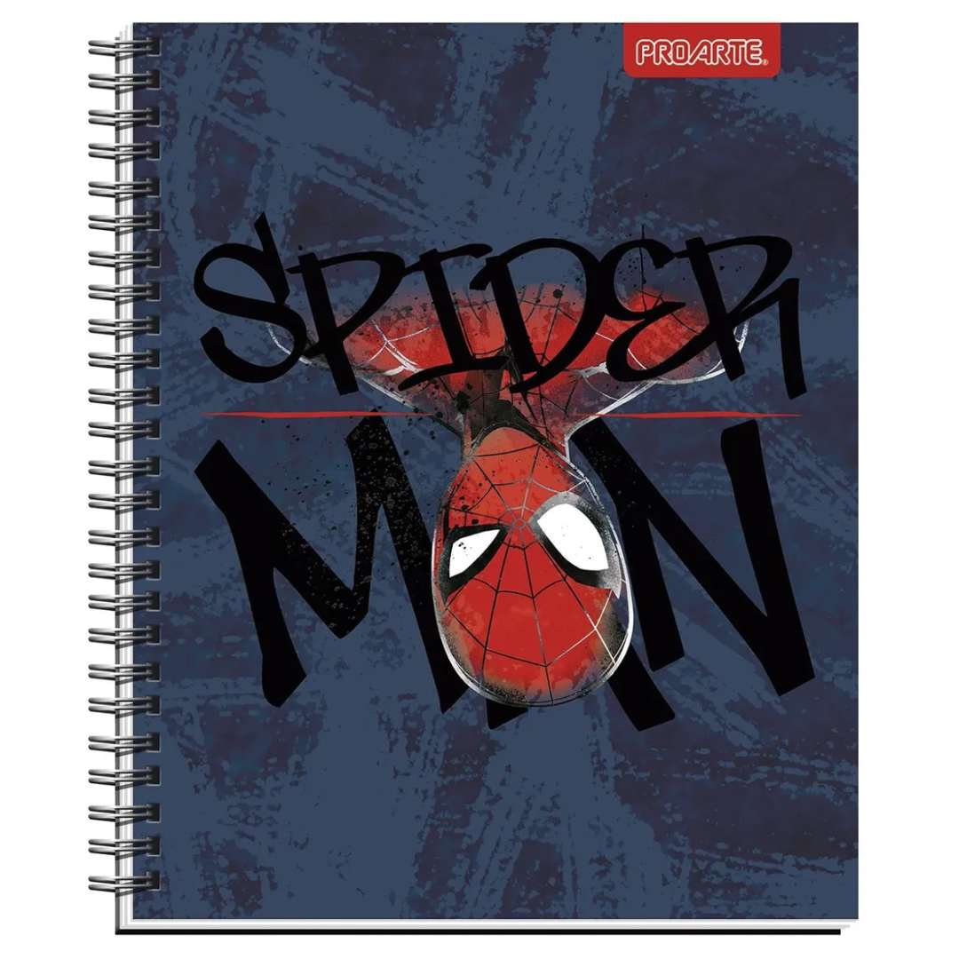 Pack 10 cuadernos Spiderman Metalizados Proarte 100H 7mm