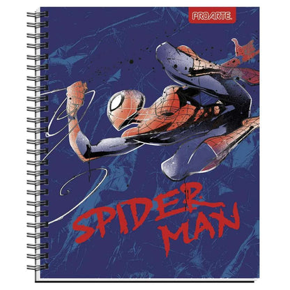 Pack 10 cuadernos Spiderman Metalizados Proarte 100H 7mm