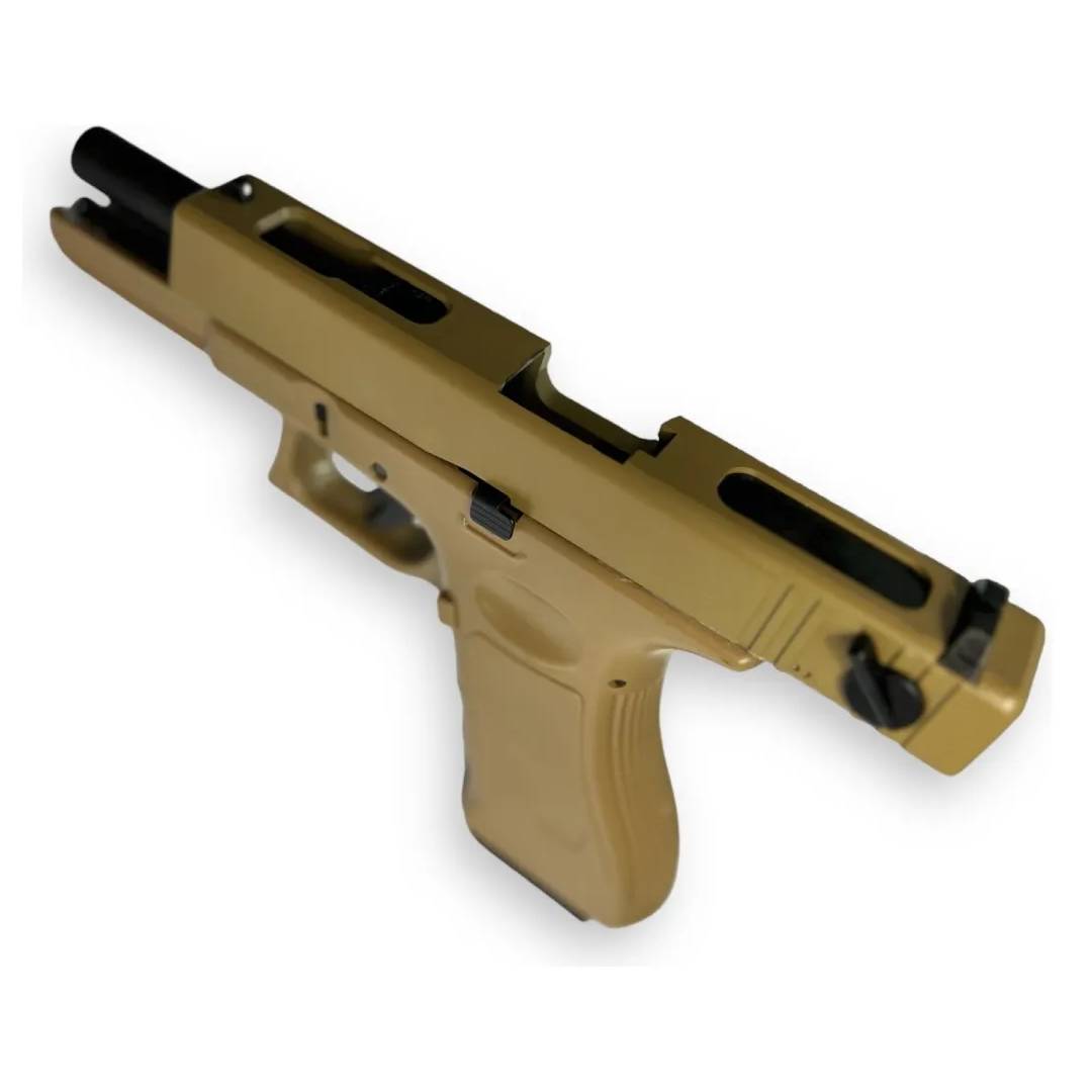 Pistola Modelo Glock 18c - VG1-A TAN de Green Gas Automática