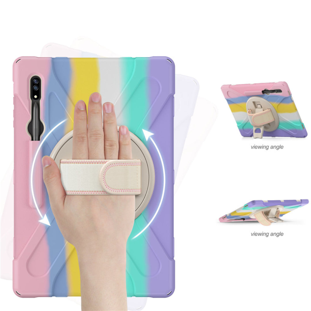 FUNDA  silicona + PC a prueba de golpes Tablet niños cubierta