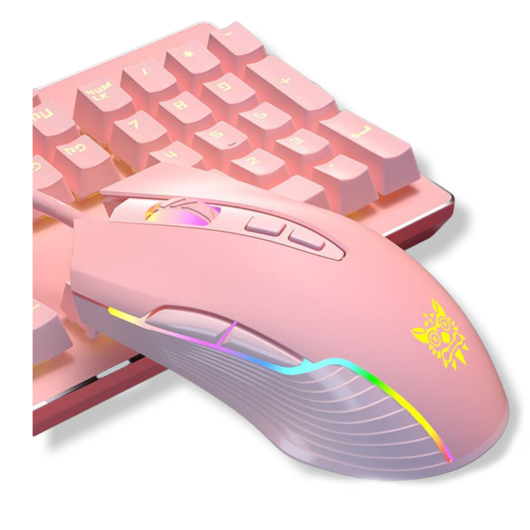 SET AUDIFONO BT. PINK C/TECLADO Y MOUSE