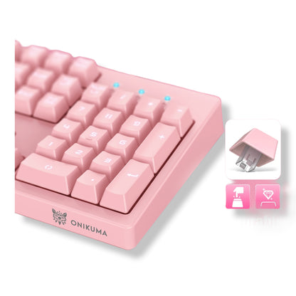 SET TECLADO PINK G25