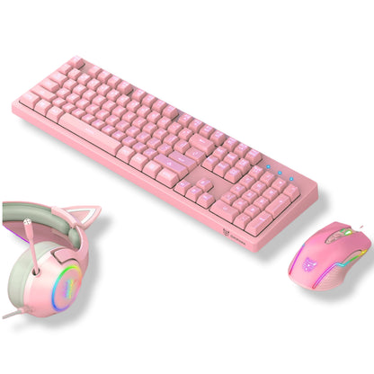 SET TECLADO PINK G25