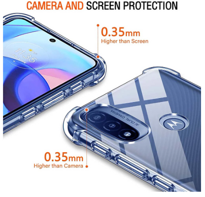 Funda de silicona transparente a prueba de golpes para Motorola ,SAMSUNG,IPHONE...