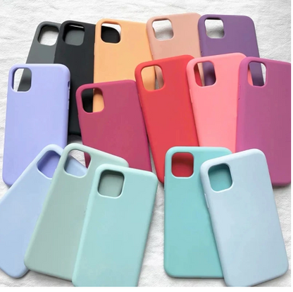 Fundas de silicona líquida cuadradas originales para iPhone ,Samsung,Motorola,,,